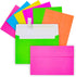 Paper Junkie 112 Pack Bright Neon Colored Envelopes with Self-Adhesive, Bulk Set for 4x6 Invitations, Greeting Cards