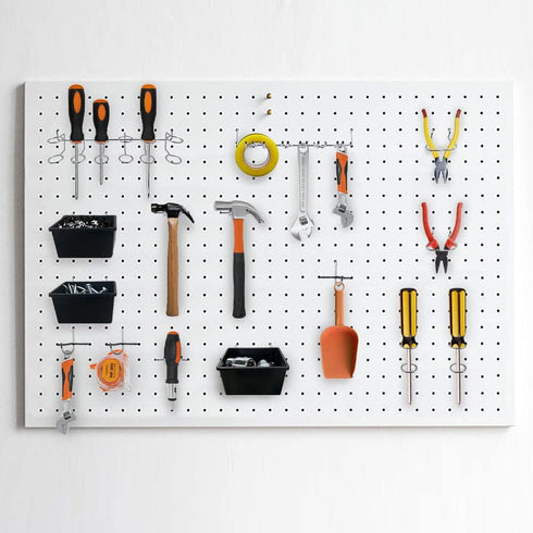 258PCS Pegboard Hooks Organizer Kit, Pegboard Accessories Set for Tools, 1/8 and 1/4 inch Pegboard Hooks Assortment,