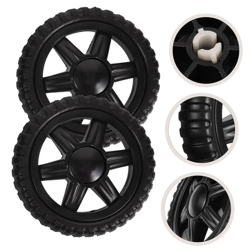 4pcs Cabilock Shopping Cart Wheel Rolling Cart Wheels for Trolley Heavy Duty Replacement Easy Climbing Feature