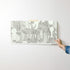 Spoonflower Removable Wallpaper Swatch - Neutral Cow Cattle Farming Rustic Farmhouse Dairy Friesian Bull Ox Highland