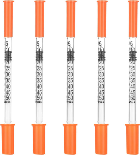 Lab Liquid Dispensing Supplies 31Ga-0.5cc/mL-U-100,1/4" 6mm Individually Wrapped,Box of 100