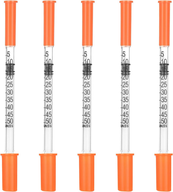 Lab Liquid Dispensing Supplies 31Ga-0.5cc/mL-U-100,1/4" 6mm Individually Wrapped,Box of 100