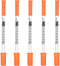 Lab Liquid Dispensing Supplies 31Ga-0.5cc/mL-U-100,1/4" 6mm Individually Wrapped,Box of 100