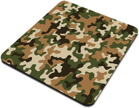 Custom Army Camouflage Mousepad, Non-Slip Rubber Gaming Mousepad for Computers, 9.5 X 7.9 Inch