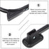 2pcs NUOBESTY Folding Metal Hairpin Legs for Furniture Space-Saving Design for Sofa Tv Stand and Tables and Easy
