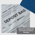 USPACKSMART Clear Plastic Deposit Bags, 9"x12" for Secure Bank Deposits, 100-Pack