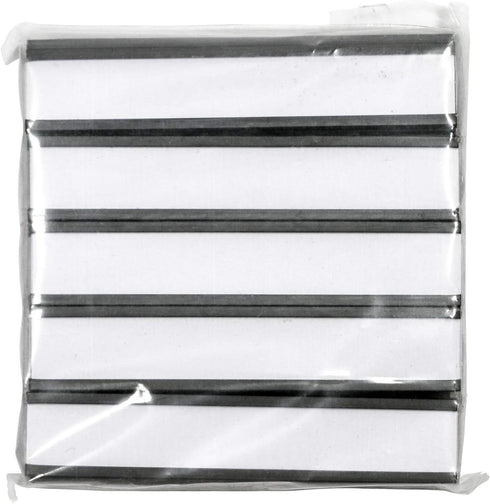 SmartSign Magnetic 'C' Channel Label Holders, Pack of 25 | 0.5" x 3"