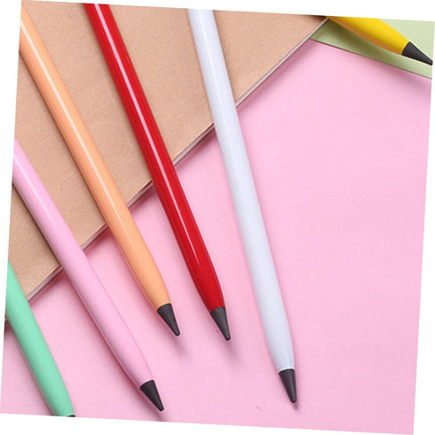 NUOBESTY 3pcs Eternal Erasable Pencil, Forever Art Pencils, No Sharpening Required, Black Ink Engraved