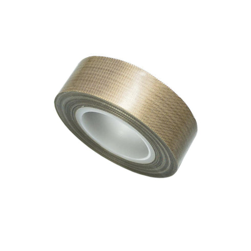 PTFE Coated Fabric Tape, Teflon Adhesive Tape, High Temperature Vacuum, Hand and Impulse Sealers Machine Sealing Tape,