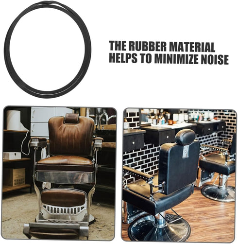 41.5cm Vaguelly Salon Chair Rubber Base Protector Ring Non-Slip Floor Protector for Hydraulic Barber Chairs Sturdy