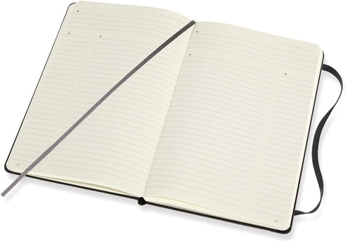 Moleskine Professional Notebook, Large, Black, Hard Cover, 5 x 8.25 for Professional Use