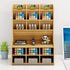 Wooden Desk Organizer, Large Capacity DIY Pen Holder Storage Box for Office, Home, School Supplies