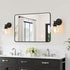 1.89" Thick Clear Glass Globe Lampshade, Fitter Replacement Shade for Wall Sconces, Pendant Lights, Chandeliers, Vanity