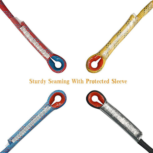 Aoneky 10mm 2000LB Outdoor Static Utility Rope, Heavy Duty Polyester Rope for Pulling, Rigging, Tree Work & Hunting