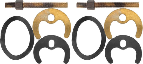HEMOTON 2 Sets Horseshoe Mounting Accessories Kitchen Faucet Installation Kit for Repairing Faucet Sink