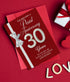 Beixian 30th 30th 30 Sweet Anniversary Card Gifts for Women Men, Wedding Anniversary, Year Anniversary Decorations,Our
