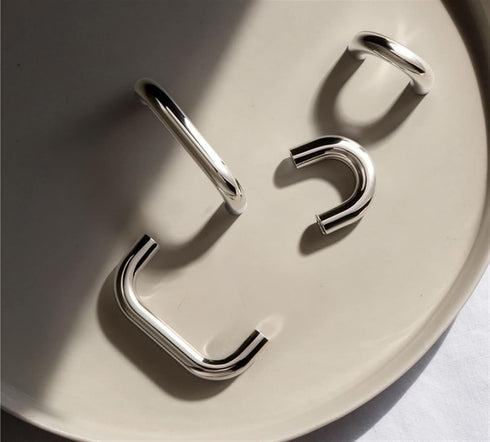 HYWZI 1Pcs 32mm) White Furniture Handles Wardrobe Room Cupboard Cloakroom Bedside Cabinet Handle Bedroom Accessories