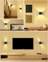 GeyouLux 5000mAh Dimmable 2700-6500K, 2-Pack Motion Sensor Wall Light with Remote Control, Rechargeable Battery Powered