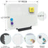 Magnetic Glass Whiteboard Desktop, 16x12" Tabletop Dry Erase Board with Adjustable Stand, Portable