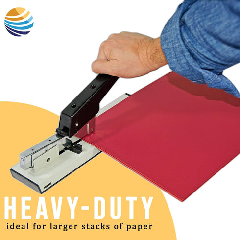 Heavy Duty Easy Grip Stapler with Ergonomic Handle, High Capacity, Perfect for Classroom Office Upholstery, 1000 Staple