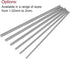 2pcs 0.0591" Pin Gage, 1.50mm Diameter, Class X Plug Gage Pin, Bearing Steel, Metric Tolerance 0.001mm Go No-Go