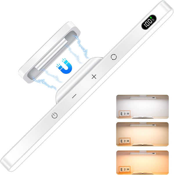 Ferswe 3W Rechargeable Light Bar, Touch Adjustable 3 Colors, 120 LED Mirror