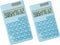 Basic Standard Calculators, Small Digital Desktop Calculator with 8-Digit LCD Display, Battery Solar Power, Pocket Size