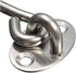 POWERTOOL Cabin Hook, 1pc Heavy Duty Lock Hook and Eye Latch, Solid Stainless Steel Door Lock for Window