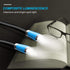 4 Bulbs, 3 Book Light, Neck Reading Light, USB Rechargeable, Hands Free, Super Bright LED Adjustable Brightness, Best