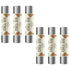 Cartridge Fast Blow Tube, Ceramic Cartridge Fuses 13A 250V, 6-Pack for Power Strip Experiment Circuit Repair