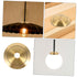Cabilock Modern Iron Lamp Shade Adapter Ring Ceiling Canopy Hardware for Chandelier Pendant Light and Wall Sconce Decor