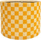Generic Modern Lamp Shade with Colorful and Natural Checkered Pattern Bamboo Made, Translucent