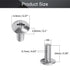 MroMax M4 x 10mm Machine Screws, Phillips Cross Round Head Screw, 304 Stainless Steel Fasteners, 10pcs