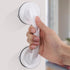 2 Pack Suction Cup Door Handle for Glass, Bathroom Door, Mirror, Cabinet,