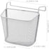 VILLCASE Dormitory Bedside Shelf Storage Baskets, Side Desk Organizer, Metal Hanging Desk Mesh Organizer with Hook Rack