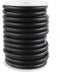 CleverDelights Solid Rubber Cord, 1/4" Diameter, 10 Feet, Buna 70 Durometer, Black
