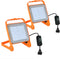SETEN 2-Pack 50W Super Bright LED Work Light - 8,000LM (500W Equivalent), IP65