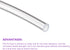 DMiotech 4mmx6mm Pneumatic Tubing, Transparent Air Compressor PU Line Hose Tube for Water Fluid Transfer, 8