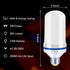 LED Flame Effect Fire Light Bulbs, 2 Pack, Flickering Fire Simulated Lamps, E26 Base Energy Efficient for