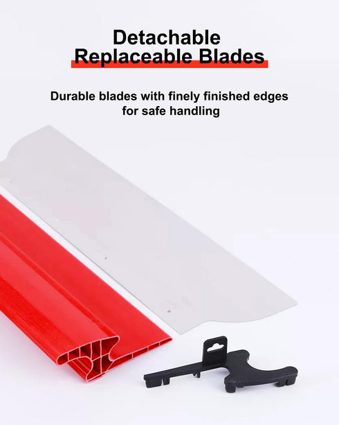 Yabingbos 3PCSDrywall Skimming Set 32"/80cm 16"/40cm 10"/25cm Skimming 0.5 mm Blade Blades with Stainless Steel Blades