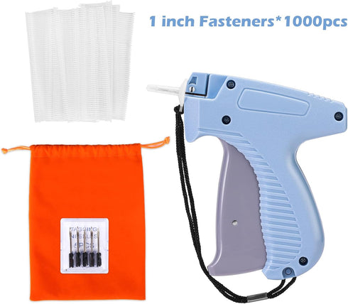 Tagging Gun for Clothing, Standard Retail Price Tag Attacher Kit with 6 Needles & 1000pcs 1" Barbs Fasteners