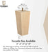 TCHOSUZ 8 Inch 20 cm Set 4 5/16 inch / Wooden Furniture Legs, of Solid Wood Mid-Century Modern Pyramid Replacement
