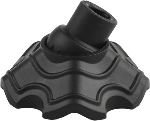 Tydurholy 4Pcs Black(13mm) Camping Chair Foot Pads, Non-Slip Plastic Leg Covers With Adjustable Angle, Wear-Resistant