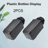 Heyiarbeit 2pcs 1000ml/34oz Plastic Lab Chemical Reagent Bottle Wide Mouth with Black Cap