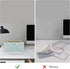 Modern Mail Holder for Home Office, Metal Letter Organizer Sorter for Desk, Marble Base, Envelope Storage Rack