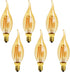 6-Pack E14 4W C35 Dimmable LED Filament Bulb, 2200K Warm White 400LM