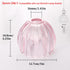 5" 4.25" 1 Pack Shenmoyl Tulip Lamp Shades Replacement, Dia. * H Pink Glass Sconce Shade Heavy and Thick for Wall