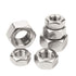5/16"-18 Stainless Steel Hex Nut, 304 Finish Hardware Nut, Metal Steel Nut, 5/16 Nut (50 Pack)