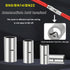 smseace 80pcs Non Insulated Butt Connectors Kit - 4/6/8AWG with Heat Shrinkable Tube for Automotive and Marine