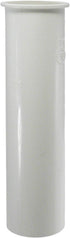Plumb Pak PP905W Sink Tailpiece, 1-1/2 In Dia X 6 In L, Flanged, PVC, White